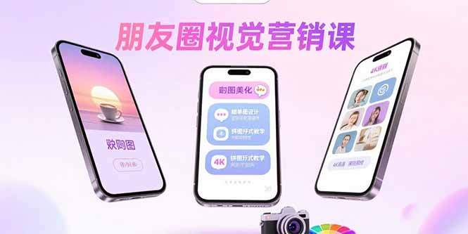 朋友圈视觉营销课：问候图美化，晒单图设计，拼图玩法教学-樱舞小站