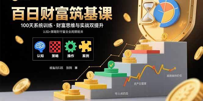 百日财富筑基课：认知+策略+实操+案例拆解  实现从创富到守富全周期能力-樱舞小站