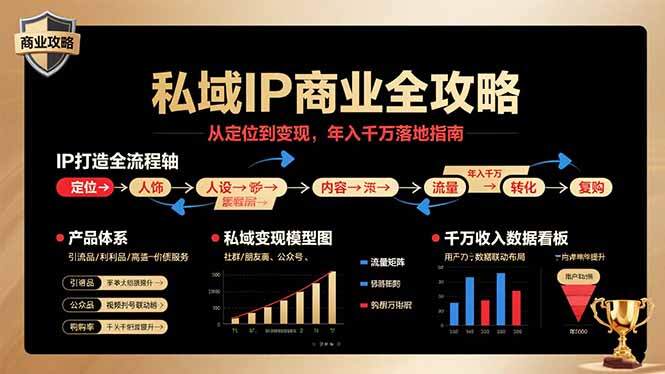 私域IP商业全攻略，从定位到变现，年入千万落地指南-樱舞小站