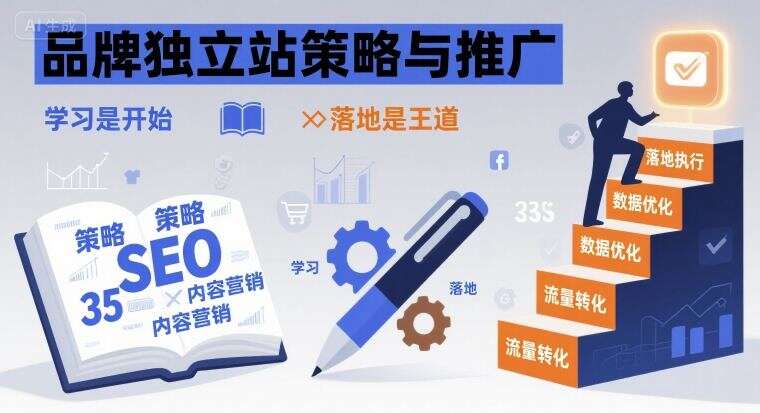 品牌独立站策略与推广，学习是开始，落地是王道-樱舞小站
