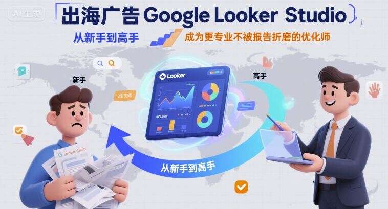出海广告Google Looker Studio从新手到高手，成为更专业不被报告折磨的优化师-樱舞小站