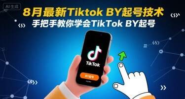 8月最新Tiktok搬运起号技术，手把手教你学会TikTok搬运起号-樱舞小站