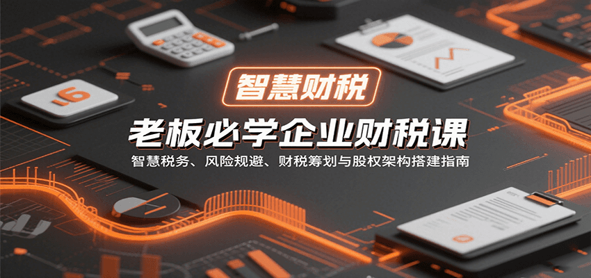 老板必学企业财税课：智慧税务、风险规避、财税筹划与股权架构搭建指南-樱舞小站