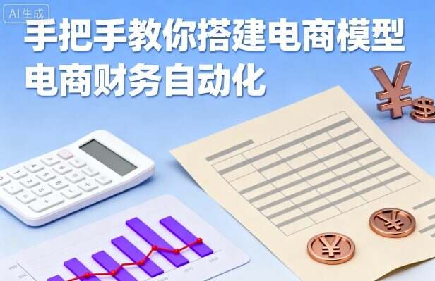 手把手教你搭建电商模型-电商财务自动化-樱舞小站