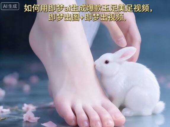 如何用即梦ai生成爆款玉足美足视频，即梦出图+即梦出视频，快速涨粉-樱舞小站