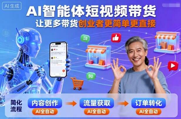 AI智能体短视频带货，让更多带货创业者更简单更直接-樱舞小站
